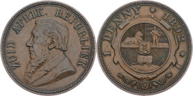 South African Republic, 1 Penny 1892, Berlin