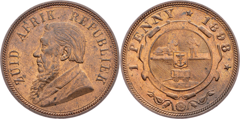 South African Republic, 1 Penny 1898, Pretoria South African Republic, 1 Penny 1...