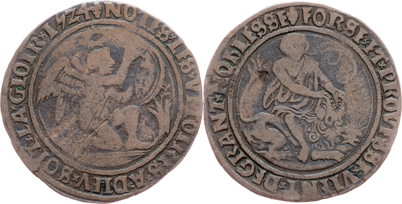 Spanish Netherlands, Jeton 1524 Spanish Netherlands, Jeton 1524, AE, Dugn. 1175,...