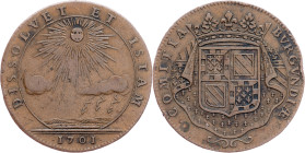 Spanish Netherlands, Jeton 1701
