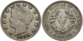 Federal republic, 5 Cents 1905