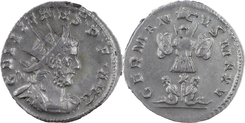 The Roman Empire
Gallienus. 253-268. AR Antoninianus 3.24 g. Colonia Agrippinens...