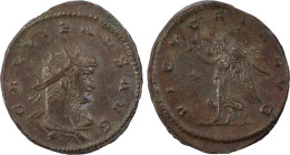 The Roman Empire
Gallienus. Antioch 253-268. AR Antoninianus 4.11 g. GALLIENVS AVG Radiate and cuirassed bust right Rev VICTORIA AVG, Victory advancin...
