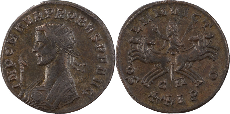 The Roman Empire
Probus. AE Antoninianus 3.72 g. 276-282 AD. Cyzicus. IMP CM AVR...