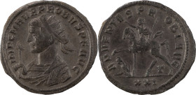 The Roman Empire
Probus. AE Antoninianus 3.09 g. Siscia mint. IMP PROBVS AVG, radiate, mantled bust left, holding eagle-tipped sceptre / ADVENTVS PROB...