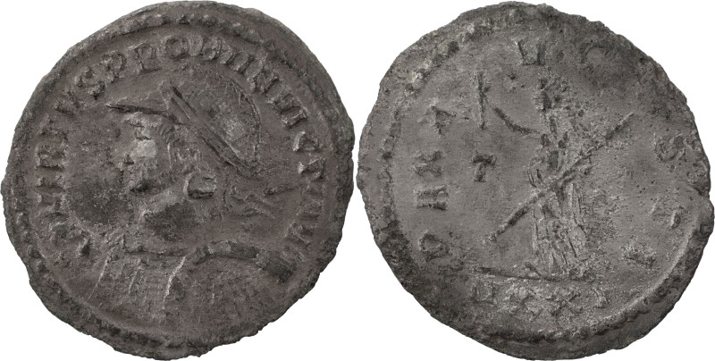 The Roman Empire
Probus AE Antoninianus 3.32 g. Ticinum mint, 282 AD. VIRTVS PRO...