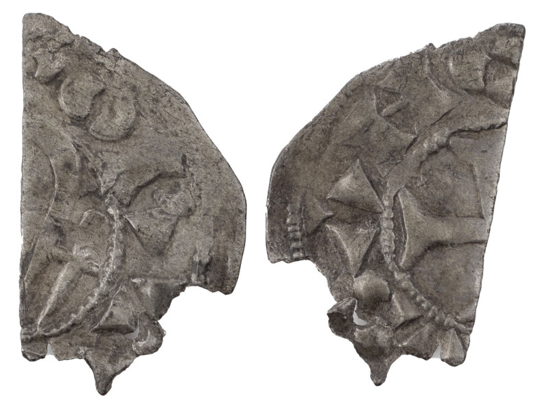 Portugal
D. Sancho I (1185-1211)
Meio dinheiro de Espadas
AG: 03.? 0.25 g
MBC