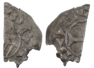 Portugal
D. Sancho I (1185-1211)
Meio dinheiro de Espadas
AG: 03.? 0.25 g
MBC
