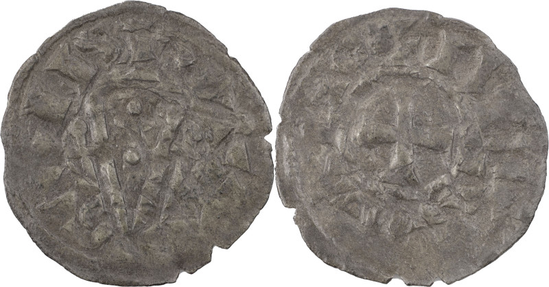 Portugal
D. Sancho I (1185-1211)
Dinheiro de Espadas
AG: 03.02 0.48 g
BC+