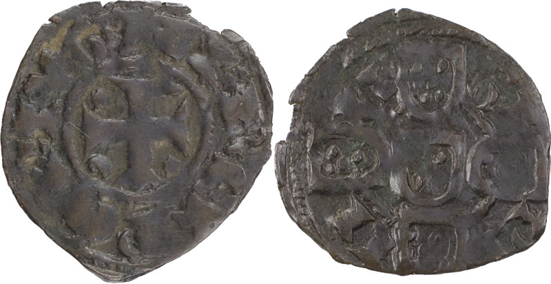 Portugal
D. Afonso IV (1325-1357)
Dinheiro
AG: 07.03 0.69 g
BC+