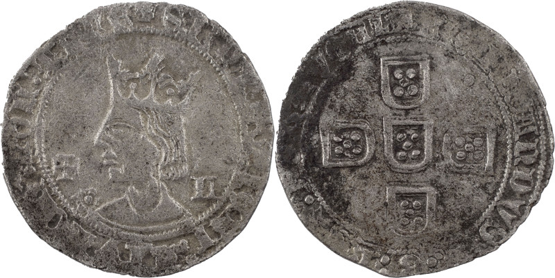 Portugal
D. Fernando I (1367-1383)
Tornês de Busto Lisboa
AG: 71.01 3.55 g
BC+
