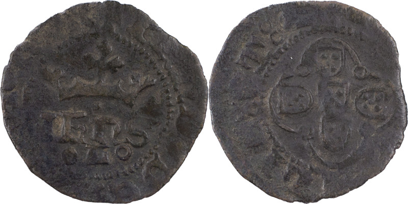 Portugal
D. João I (1385-1433)
Meio Real de 10 soldos Lisboa
Módulo menor
AG: 20...