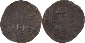 Portugal
D. João I (1385-1433)
Meio Real de 10 soldos Porto *P*
AG: 23.01 1.29 g RARA
BC
