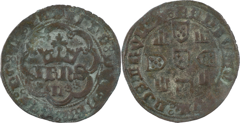 Portugal
D. João I (1385-1433)
Real de 3 libras e meia Lisboa
AG: 54.04 2.46 g
M...
