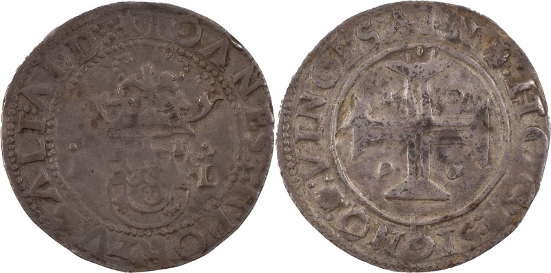 Portugal
D. João III (1521-1557)
Tostão R-L Lisboa
AG: 119.02 9.24 g
MBC+