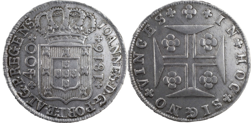 Portugal
D. João Regente (1799-1816)
Cruzado Novo Lisboa 1816
AG: 24.08 14.29 g
...