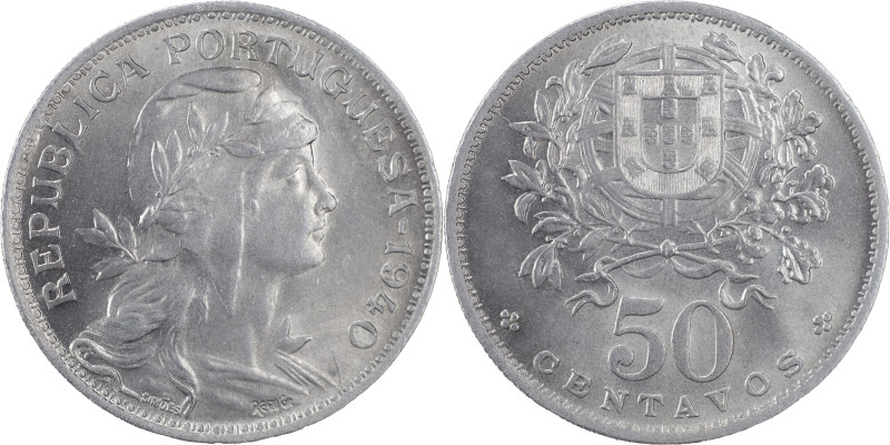 Portugal
República Portuguesa (1910-Presente)
50 centavos 1940 Lisboa
AG: 20.08 ...