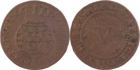 Angola
D. José I (1750-1777)
5 réis 1770
AG: 05.01 3.10 g
BC