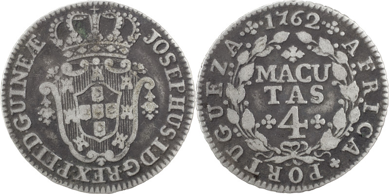 Angola
D. José I (1750-1777)
4 Macutas 1762
AG: 10.01 5.81 g
MBC+