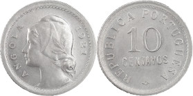 Angola
República Portuguesa (1910-Presente)
10 centavos 1921
AG: 05.01 3.04 g
SOBERBA