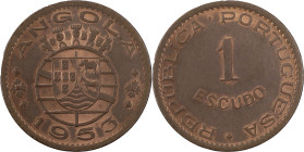 Angola
República Portuguesa (1910-Presente)
1 Escudo 1953
AG: 17.01 7.97 g
SOBERBA