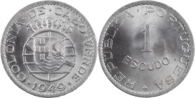 Cabo Verde
República Portuguesa (1910-Presente)
1 escudo 1949
AG: 08.01 7.98 g
SOBERBA