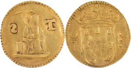 Índia Portuguesa
D. João III (1521-1557)
Pardau S. Tomé Ouro
AG: 12.01 3.39 g
MBC