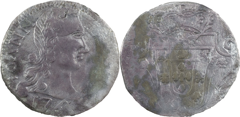 Índia Portuguesa
D. João V (1706-1750)
Rupia 17?? Goa
AG: 77.?? 11.73 g
BC+