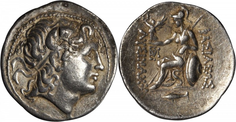 THRACE. Kingdom of Thrace. Lysimachos, 323-281 B.C. AR Tetradrachm (17.02 gms), ...