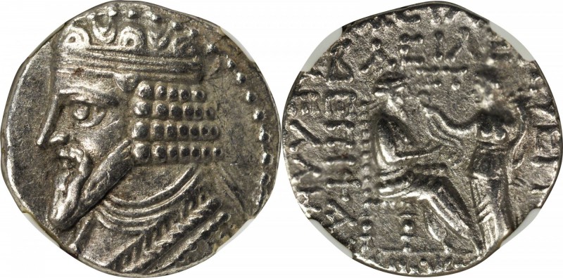 PARTHIA. Gotarzes II, ca. A.D. 44-51. BI Tetradrachm, Seleukeia on Tigris Mint, ...