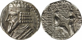 PARTHIA. Gotarzes II, ca. A.D. 44-51. BI Tetradrachm, Seleukeia on Tigris Mint, ca. A.D. 44-51. EXTREMELY FINE.
Sunrise-416. Diademed bust of Gotarze...
