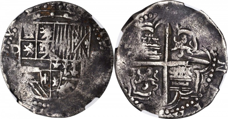 BOLIVIA. 8 Reales, ND (1598-1621). Potosi Mint. Philip III. NGC Fine Details--En...