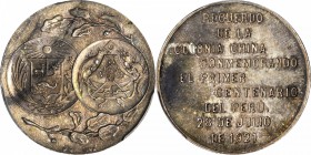 CHINA. Colonists' Centennial of Peruvian Independence Silver Medal, 1921. Lima Mint. PCGS MS-64 Gold Shield.
L&M-997. Produced for and issued by Chin...