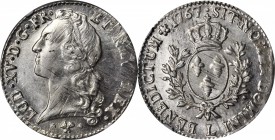 FRANCE. Ecu, 1767-L. Bayonne Mint. Louis XV. NGC MS-61.
Dav-1331; KM-512.12; Gad-322; Dupl-1680. Some adjustment marks on both sides. Nice strike wit...