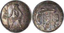 GERMANY. Brunswick-Luneburg-Calenberg-Hannover. Taler, 1710-RB. George Ludwig (George I of England). NGC AU-55.
Dav-2065; KM-35. Ideal quality for th...