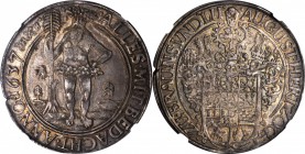 GERMANY. Brunswick-Wolfenbuttel. Taler, 1637-HS. August the Younger (1635-66). NGC AU-58.
Dav-6337; Welter-819; KM-393.1. Nicely struck example with ...