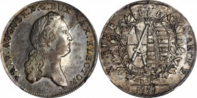 GERMANY. Saxony. Taler, 1778-EDC. Friedrich August III. NGC MS-61.
Dav-2690; KM-992.1. A well struck example far superior to most example encountered...