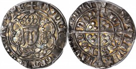 GREAT BRITAIN. Groat, ND (1498-99). Henry VII. PCGS AU-50 Gold Shield.
S-2199. Mintmark: Leopard's Head. An attractive survivor with gold and green t...