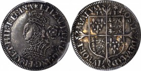 GREAT BRITAIN. Milled 6 Pence, 1561. Elizabeth I. PCGS AU-53 Gold Shield.
S-2593. Far above average for the issue with deep tone over both sides and ...