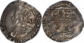 GREAT BRITAIN. Shilling, ND (1641-43). Tower Mint. Charles I. PCGS EF-45 Gold Shield.
S-2799; KM-109. Bold in the centers with pleasing golden highli...