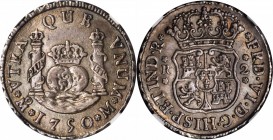 MEXICO. 2 Reales, 1750-Mo M. Mexico City Mint. Ferdinand VI (1746-59). NGC AU-55.
KM-86.1; Gilboy M-2-23; Yonaka-M2-50. Coin is well struck with lust...