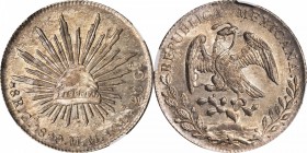 MEXICO. 8 Reales, 1890-Ca MM. Chihuahua Mint. NGC MS-63+.
KM-377.2; DP-Ca73. The only example at this designation with just two examples certified fi...
