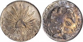 MEXICO. 4 Reales, 1860-Pi PS. San Luis Potosi Mint. NGC VF Details--Reverse Scratched.
KM-375.8. Moderately toned with a few blunt scratches in the f...