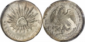 MEXICO. 4 Reales, 1840-Zs OM. Zacatecas Mint. NGC VF-35.
KM-375.9. Problem free and lightly toned with pleasing remaining detail for the grade. A VER...