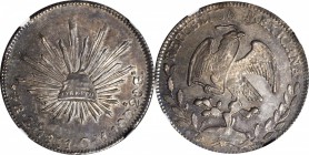 MEXICO. 4 Reales, 1851-Zs OM. Zacatecas Mint. NGC MS-63.
KM-375.9. An example of remarkable preservation and strike quality with flashy lustrous fiel...