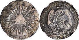 MEXICO. 2 Reales, 1833-Ca MR. Chihuahua Mint. NGC VF Details--Test Cut Damage.
KM-374.2. Well detailed on both sides with the unfortunate appearance ...