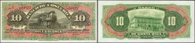 COSTA RICA. Banco de Costa Rica. 10 Colones, ND (1901-08). P-S174r. Choice About Uncirculated.
Remainder. A nice colorful 10 Colones example found he...
