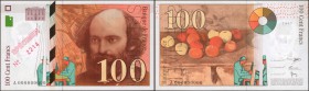 FRANCE. Banque de France. 100 Francs, 1997 & 1998. P-158s. Specimen. Uncirculated.
Specimen. A bright colored 100 Francs free of any major issues. Fo...