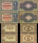 SWITZERLAND. Schweizerische Nationalbank. 5 & 20 Franken, 1921-47. P-11e(1), 39p(1), 39m(2). Very Fine.
Four pieces in lot. (2) 5 Franc notes and (2)...