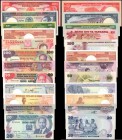 MIXED LOTS. Mixed Banks. Mixed Denominations, Mixed Dates. P-13-22. Uncirculated.
29 African Bank notes. Countries include: Guyana, Congo, Equatorial...